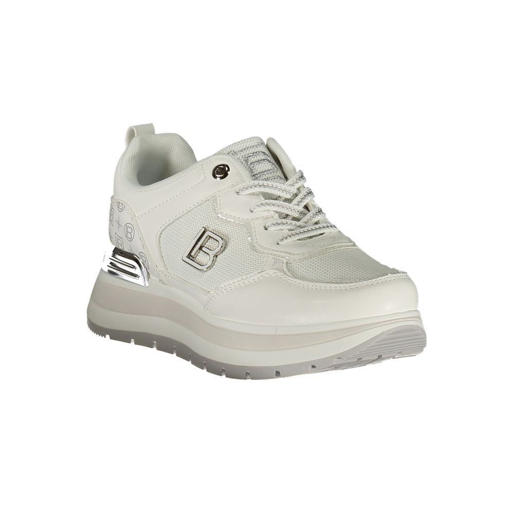 Laura Biagiotti Women's White Polyurethane Sneakers