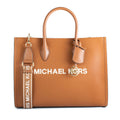 Michael Kors Braune Leder Schultertasche