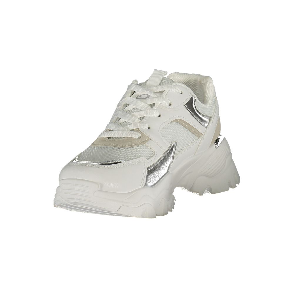 Laura Biagiotti Women's White Polyurethane Sneakers