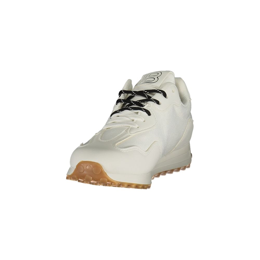 Laura Biagiotti Women's White Polyester Sneakers