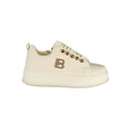 Laura Biagiotti Bianco Damen-Sneaker aus Polyurethan