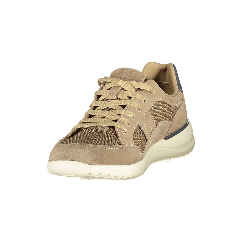 Lumberjack Men's Beige Polyurethane Sneakers