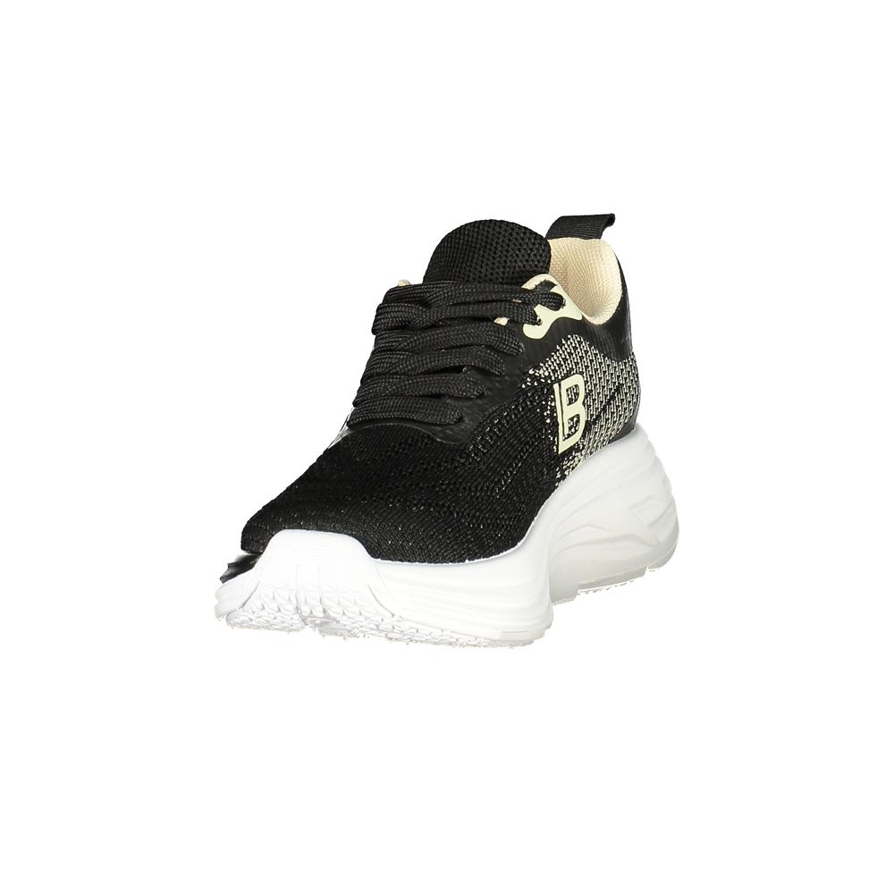 Laura Biagiotti Schwarzer Damen-Sneaker aus Polyester