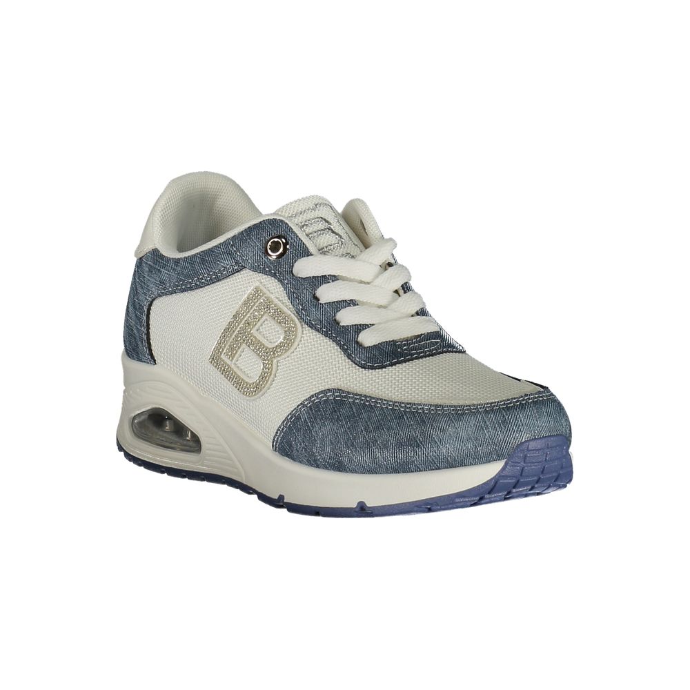 Laura Biagiotti Blaue Sportschuhe aus Polyester