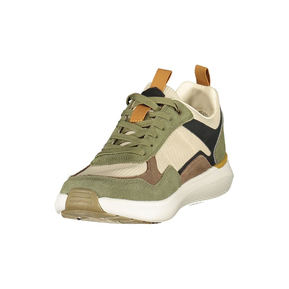 Lumberjack Green Polyurethane Men's Sneakers