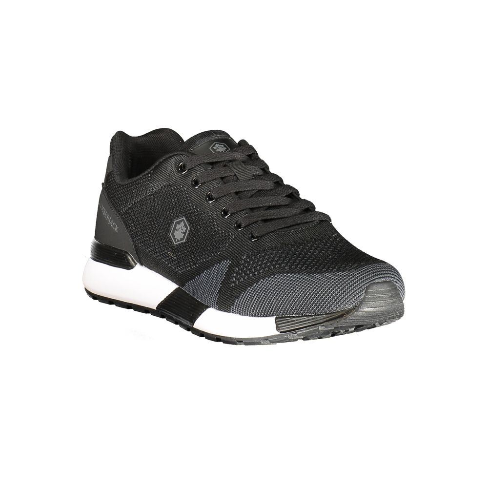 Lumberjack Schwarzer Herren-Sneaker aus Polyester