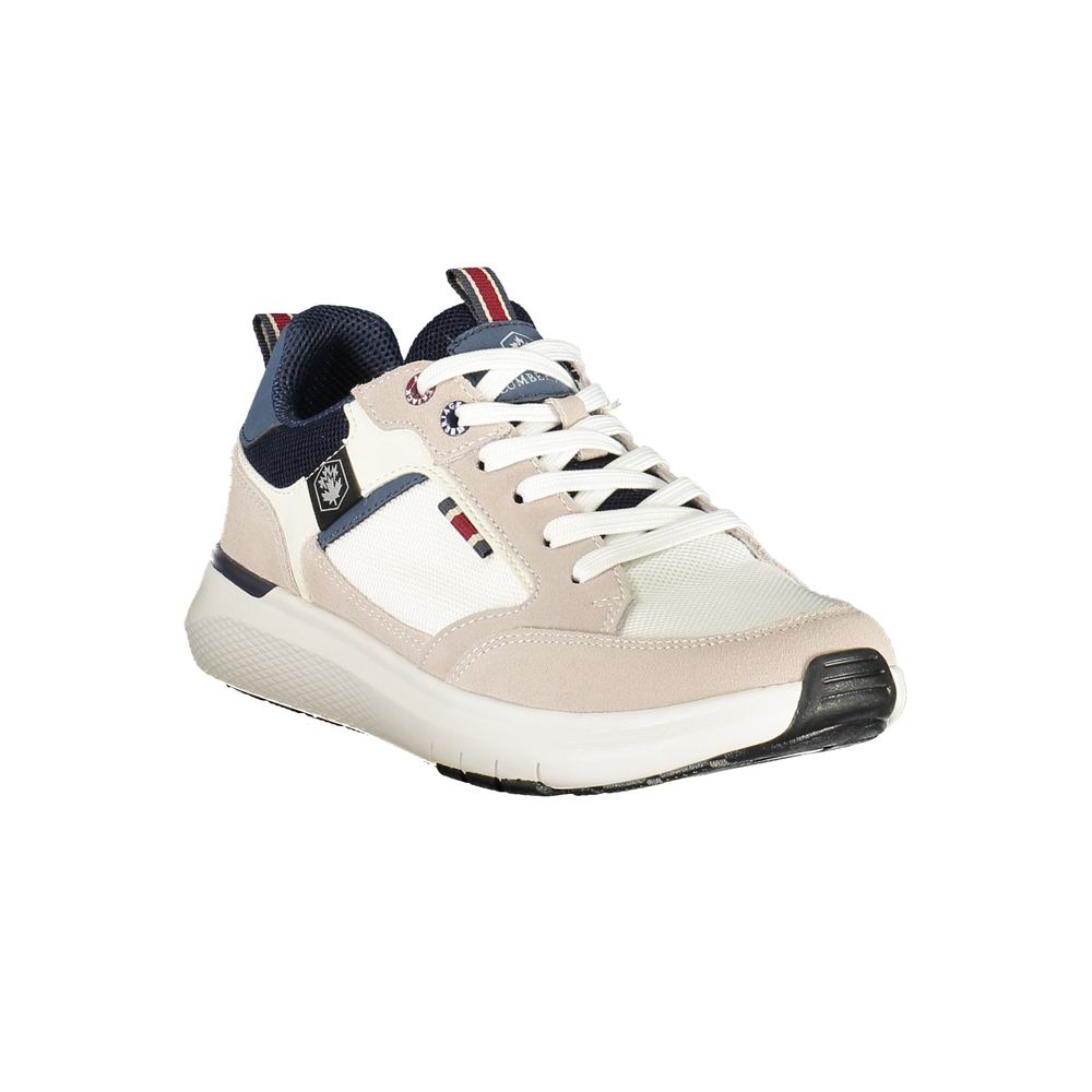 Lumberjack Weiße Herren-Sneaker aus Polyester