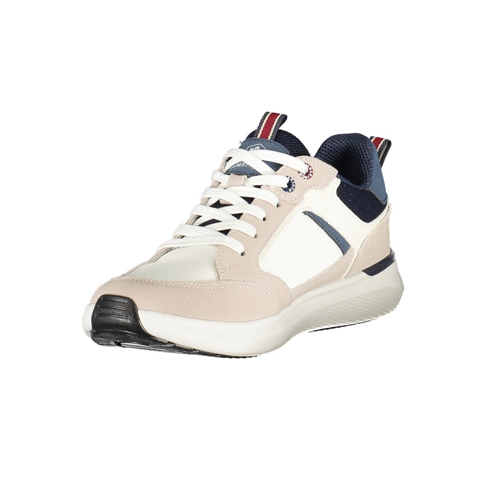 Lumberjack Weiße Herren-Sneaker aus Polyester