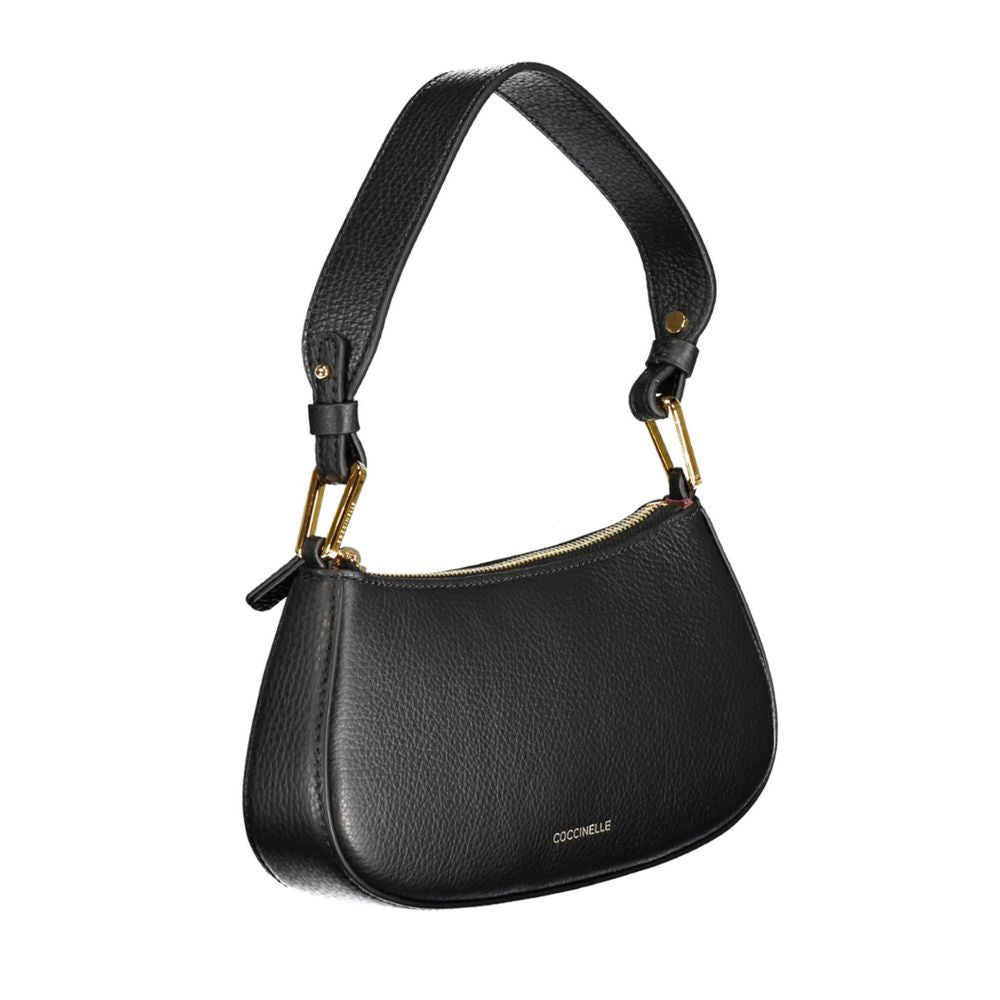 Coccinelle Schwarze Leder Damentasche