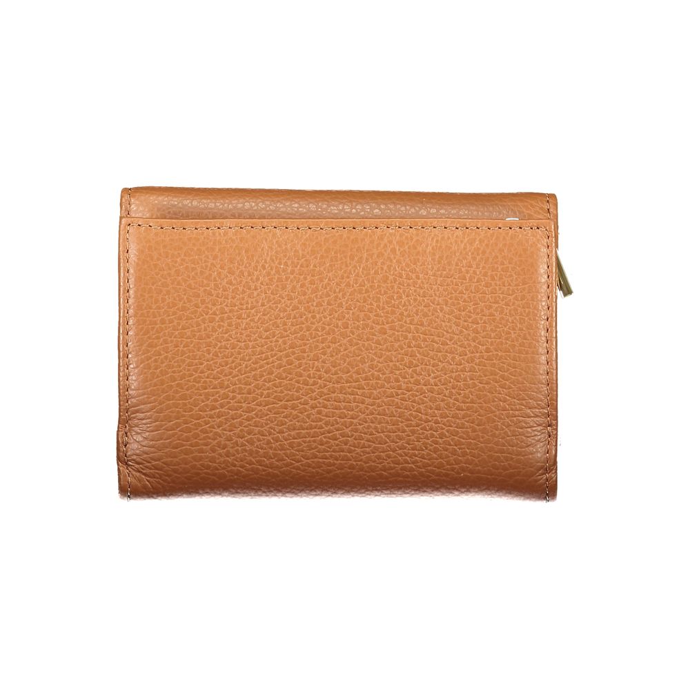 Coccinelle Marrone Leder Damen Geldbörse