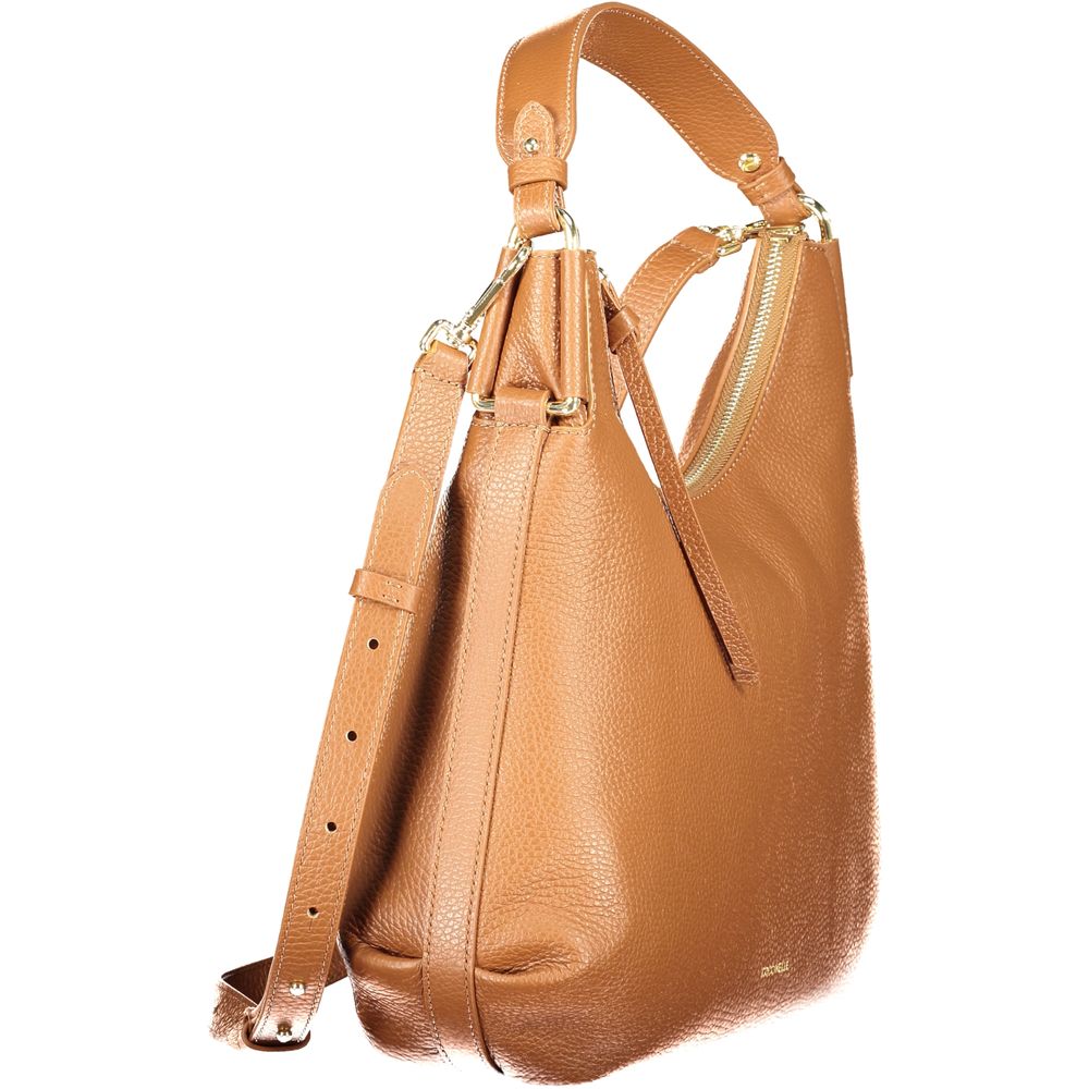 Coccinelle Braune Leder Damentasche