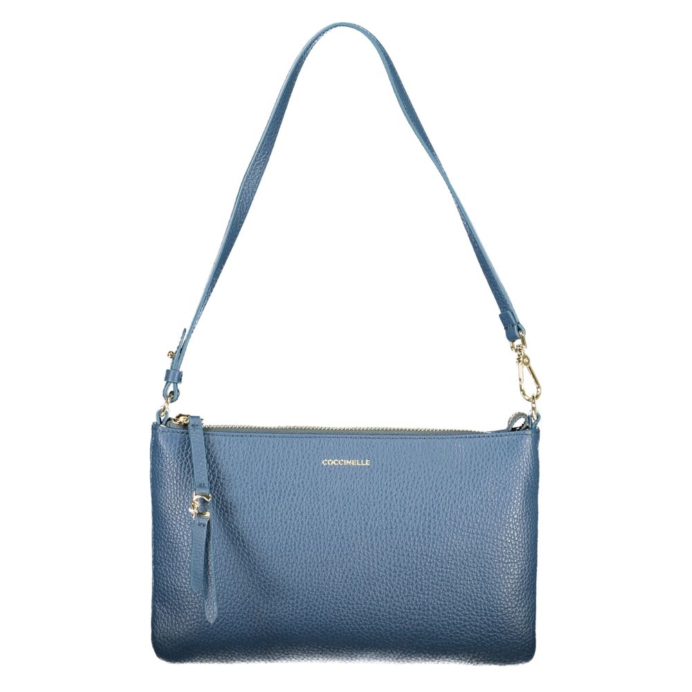 Coccinelle Blu Leder Damentasche