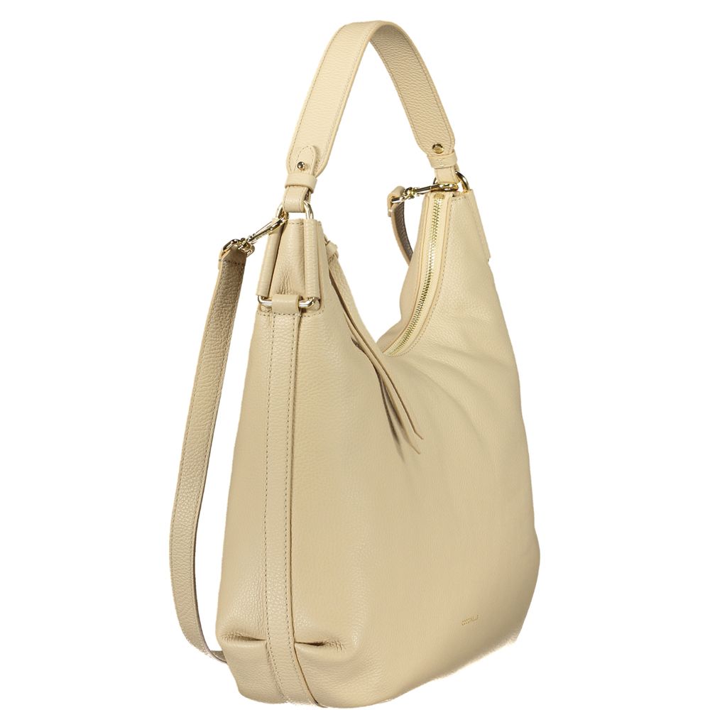 Coccinelle Beige Leder Damentasche