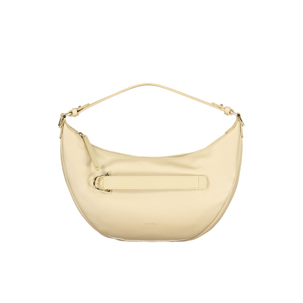 Coccinelle Damen-Handtasche aus beigem Leder