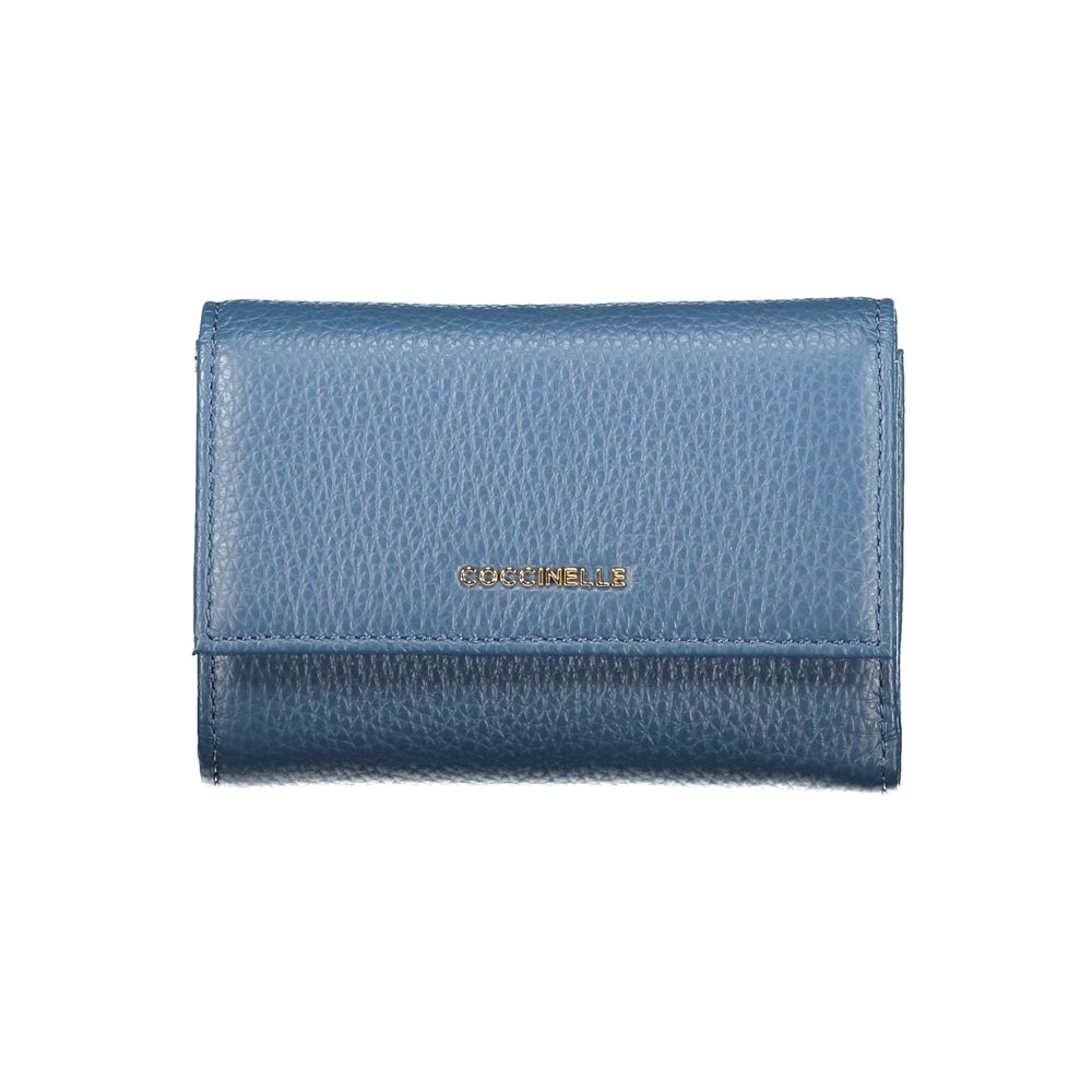 Coccinelle Blu Leder Geldbörse für Damen