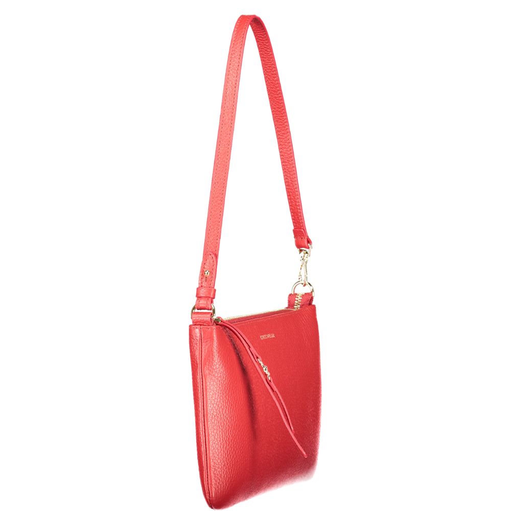 Coccinelle Rote Lederhandtasche