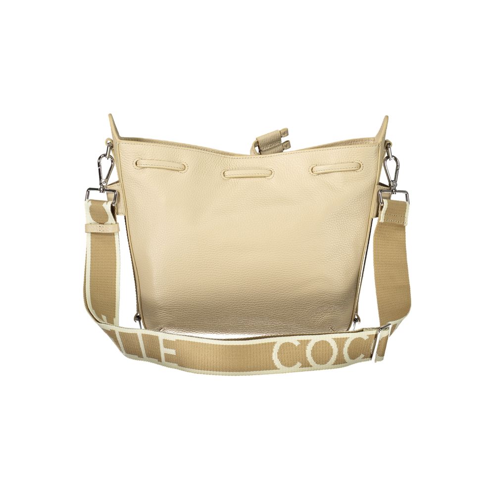 Coccinelle Beige Leder Damentasche