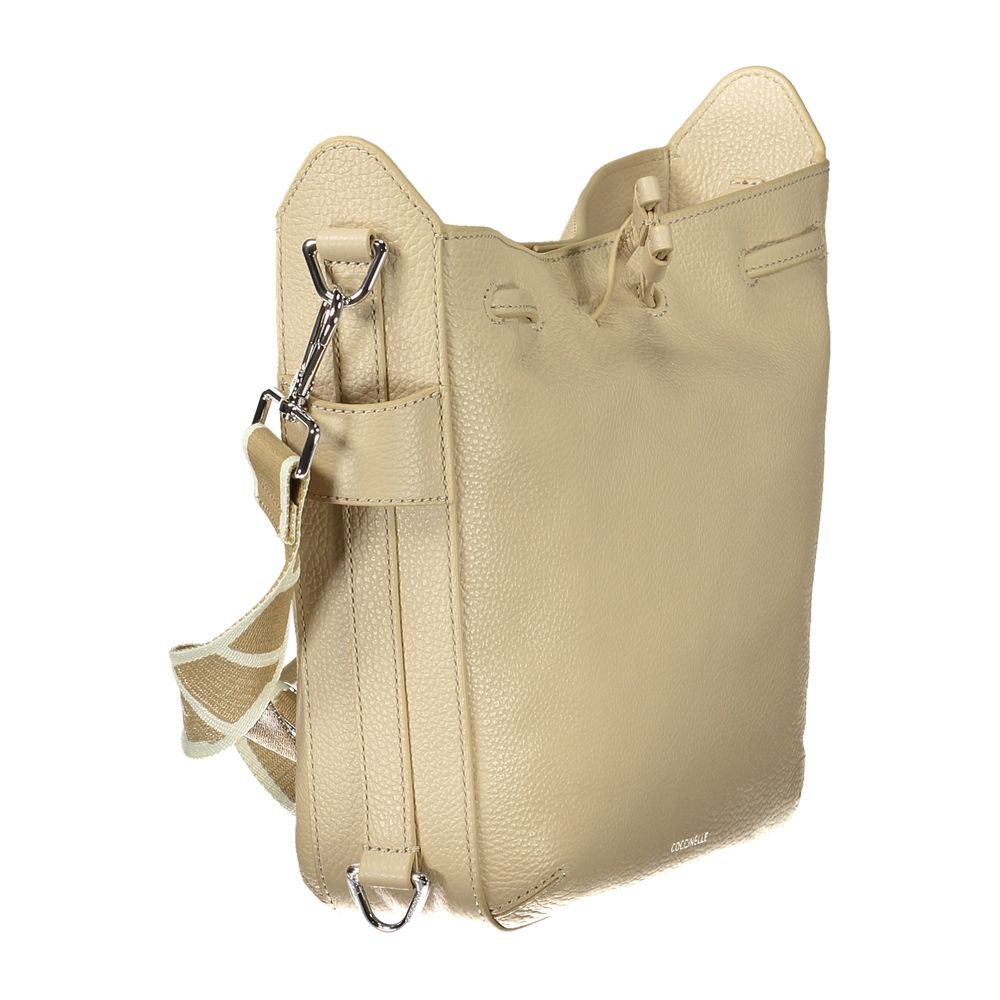 Coccinelle Beige Leder Damentasche