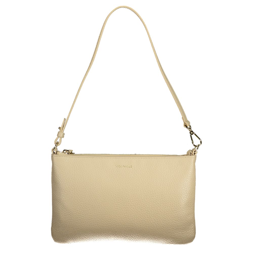 Coccinelle Beige Leather Women's Handbag