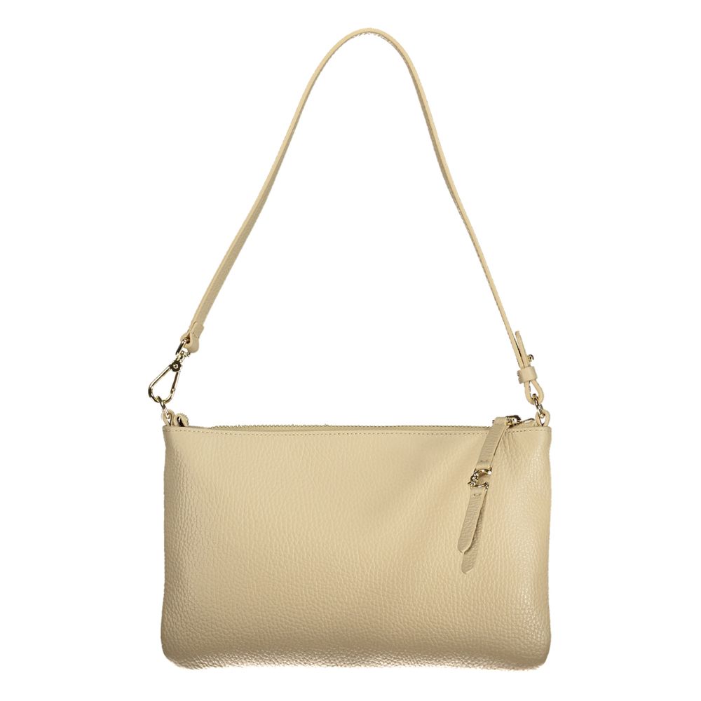 Coccinelle Beige Leather Women's Handbag
