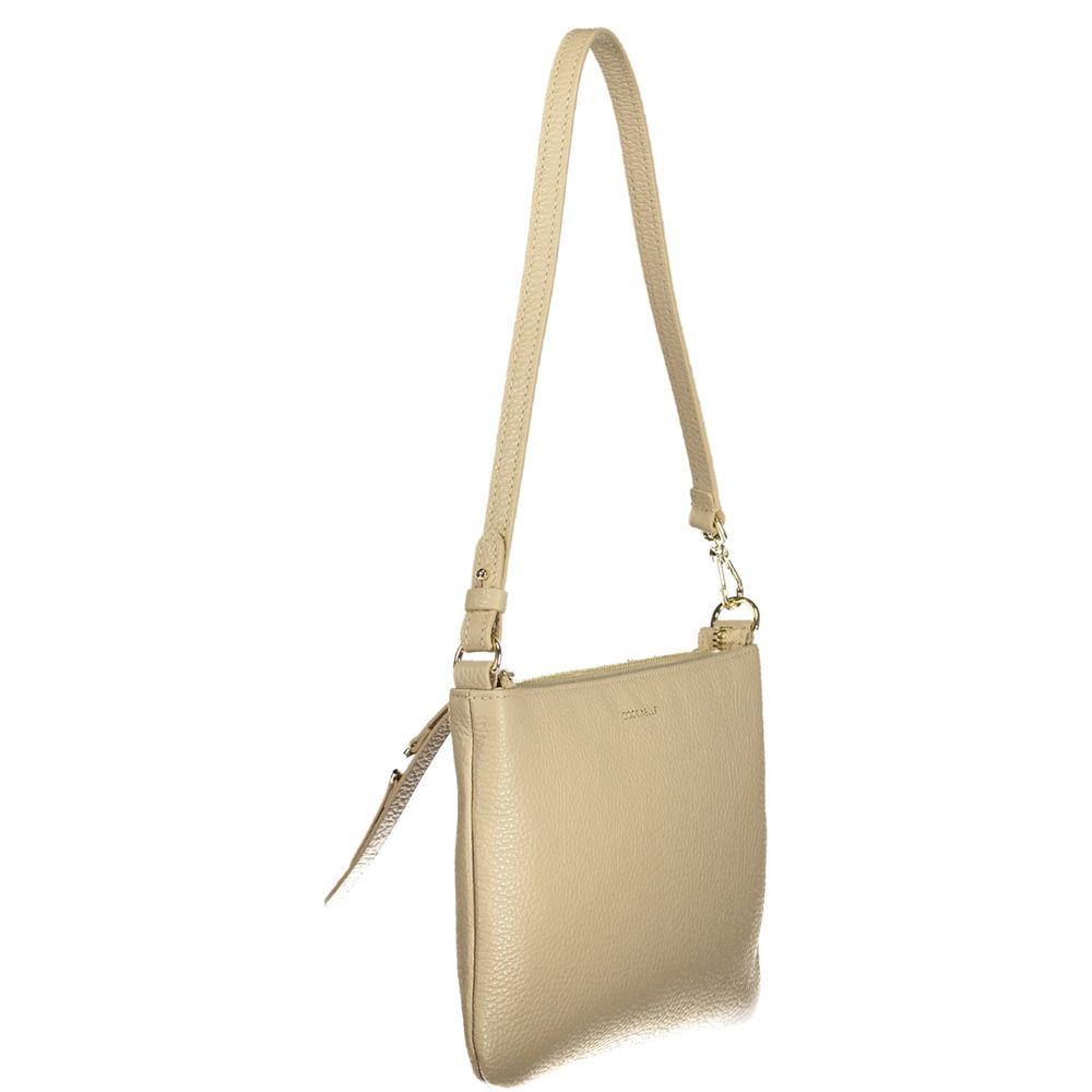 Coccinelle Beige Leather Women's Handbag