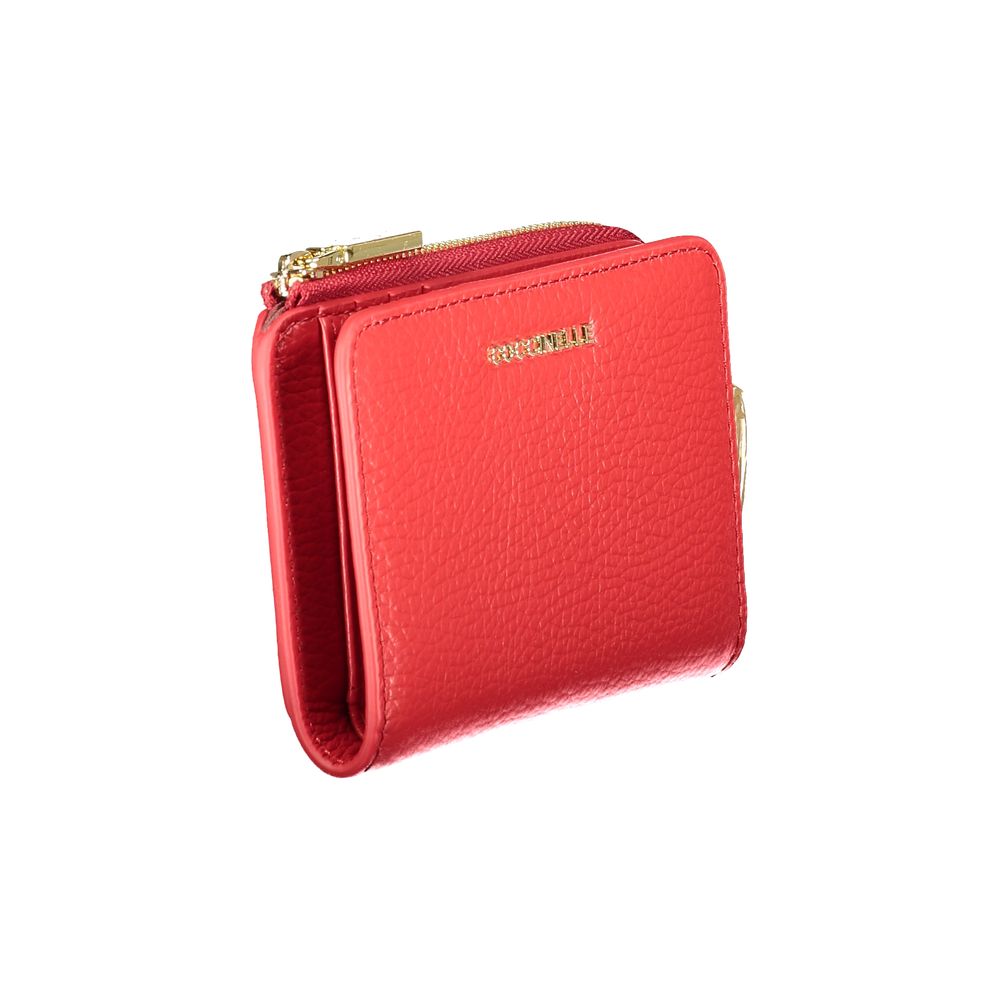 Coccinelle Rote Ledergeldbörse