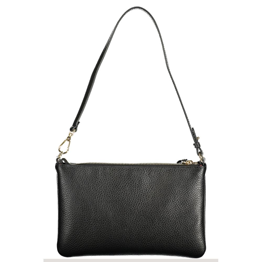 Coccinelle Schwarze Leder Damentasche
