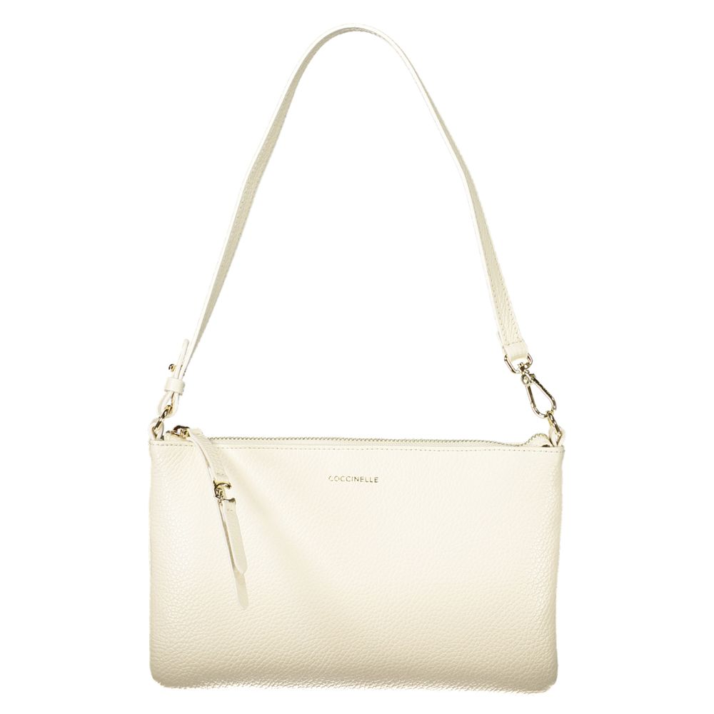 Coccinelle Bianco Pelle Damen Handtasche