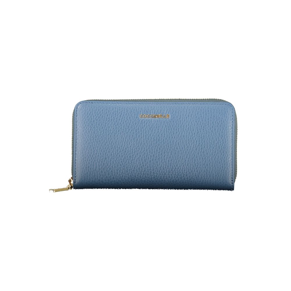 Coccinelle Blu Leder Damen Portemonnaie