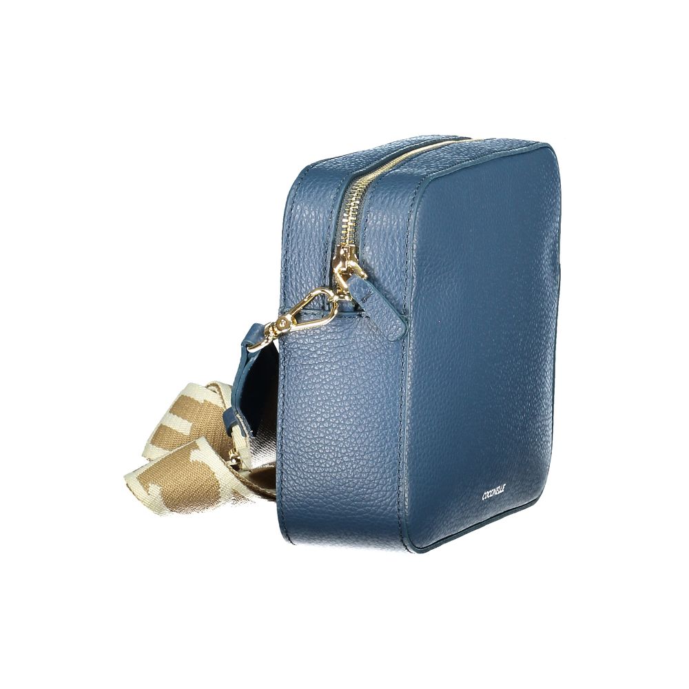 Coccinelle Blu Leder Damentasche