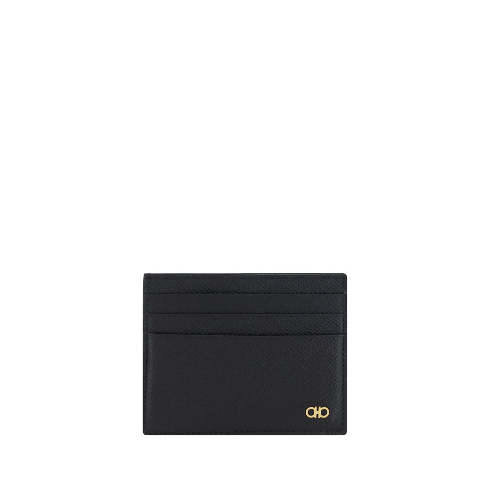 Ferragamo Black Calfskin Bos Taurus Wallet