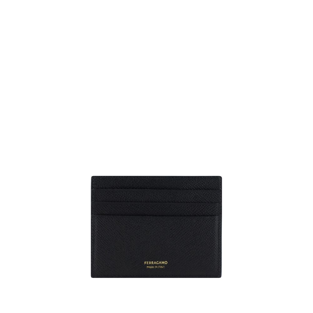 Ferragamo Black Calfskin Bos Taurus Wallet