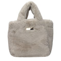 Herno Graue Pelz-Handtasche