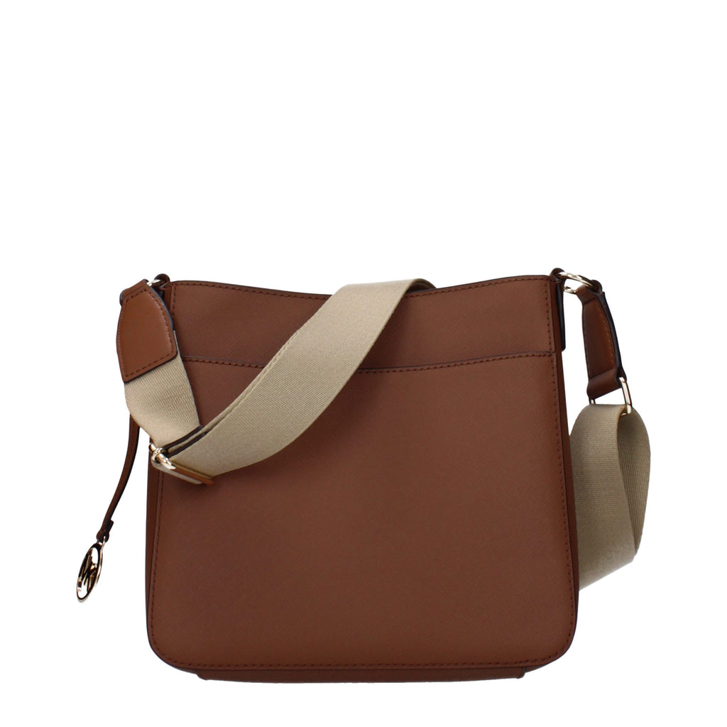 Michael Kors Braune Leder Schultertasche