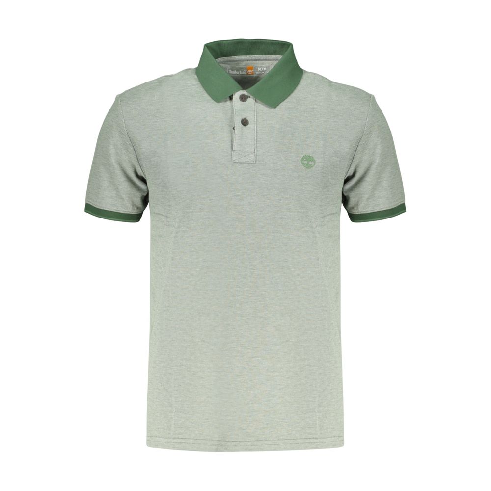 Timberland Green Cotton Men's Polo Shirt