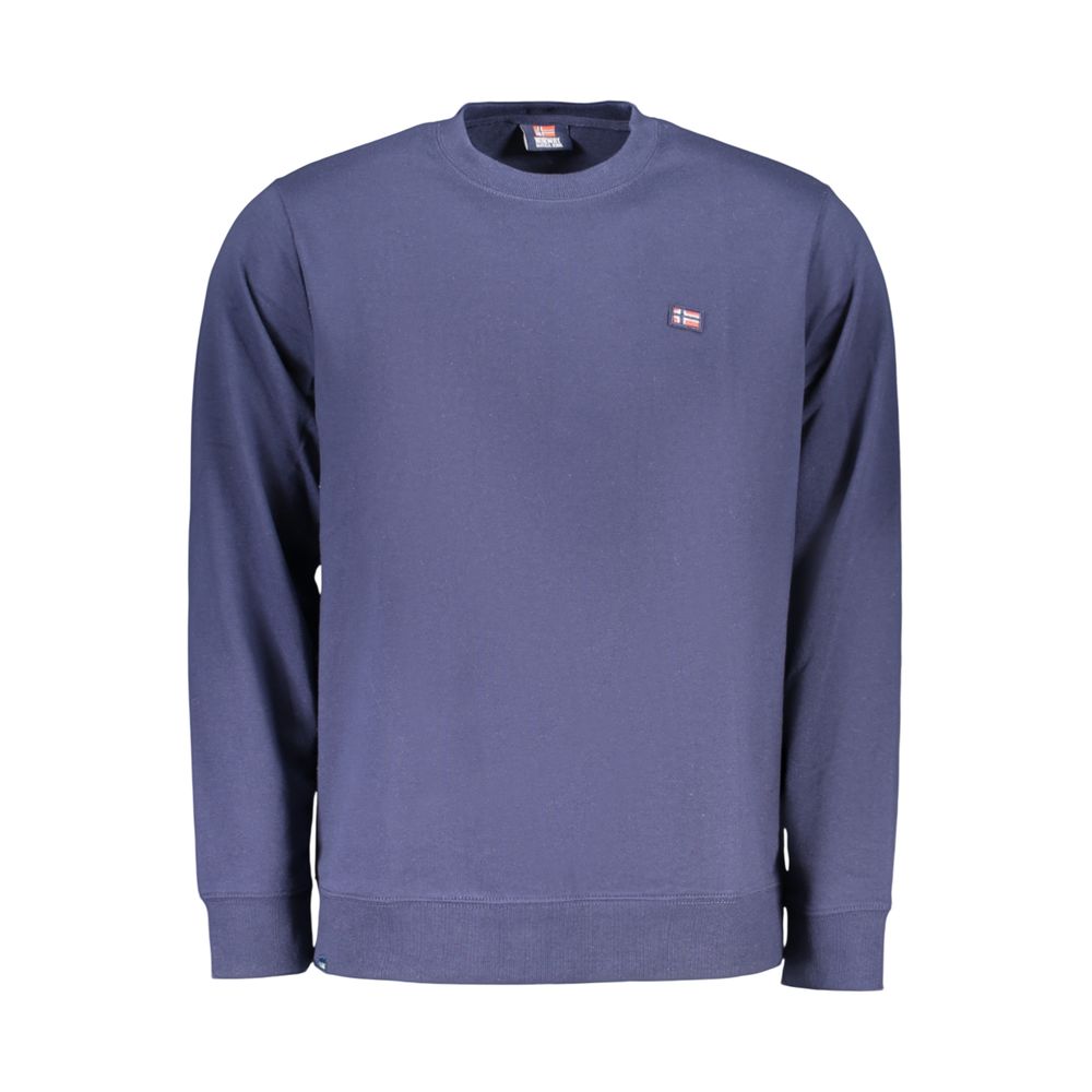 Norway 1963 Blauer Baumwoll-Sweatshirt für Herren