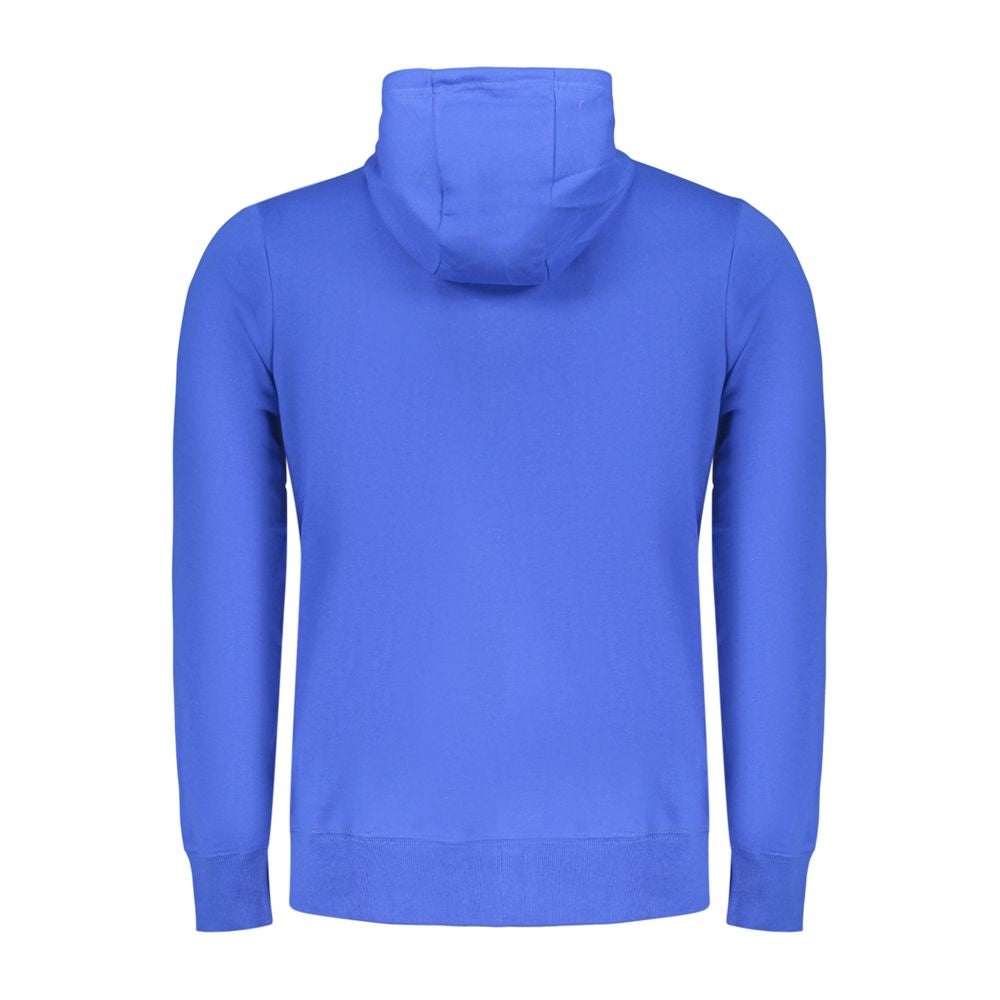 Norway 1963 Blauer Baumwoll-Kapuzenpullover für Herren