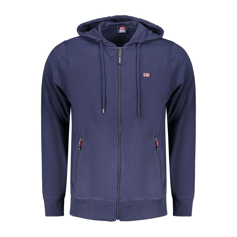 Norway 1963 Men's Blue Cotton Hoodie