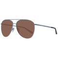 Ted Baker Sonnenbrille aus Edelstahl in Silber