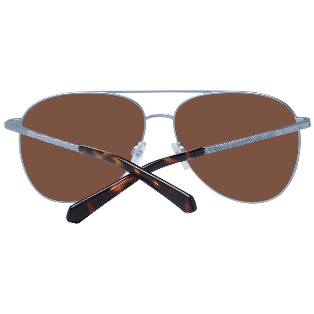 Ted Baker Sonnenbrille aus Edelstahl in Silber