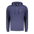 Norway 1963 Blauer Baumwoll-Kapuzenpullover für Herren