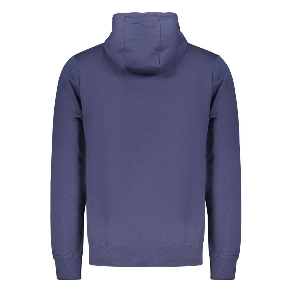 Norway 1963 Blauer Baumwoll-Kapuzenpullover für Herren