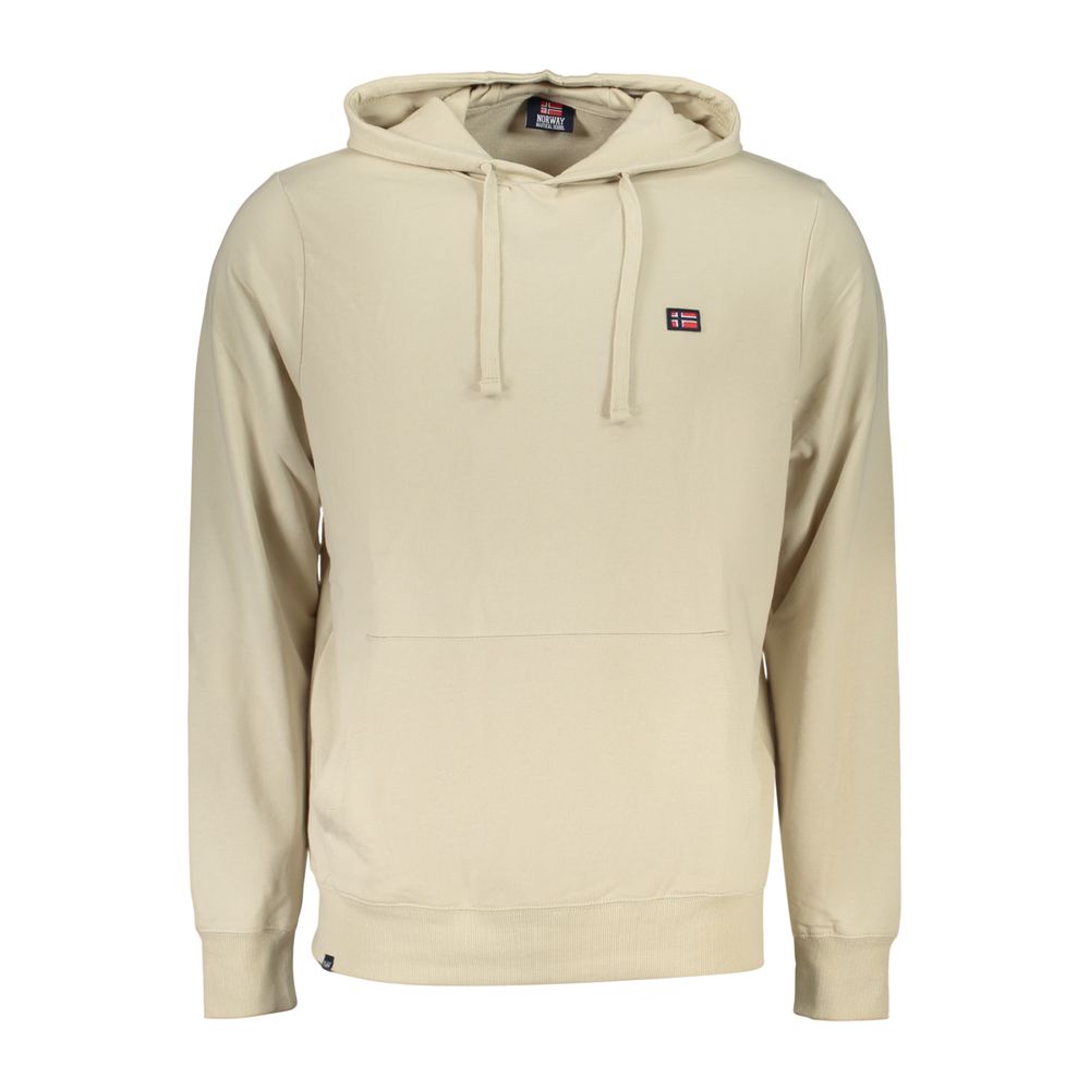Norway 1963 Beige Baumwoll-Kapuzenpullover für Herren