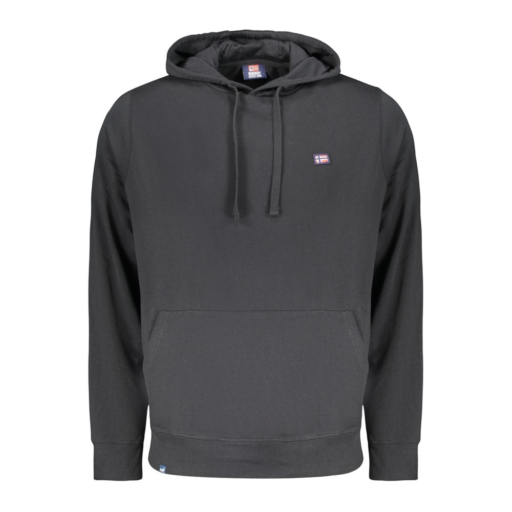 Norway 1963 Schwarzer Baumwoll-Herren-Sweatshirt