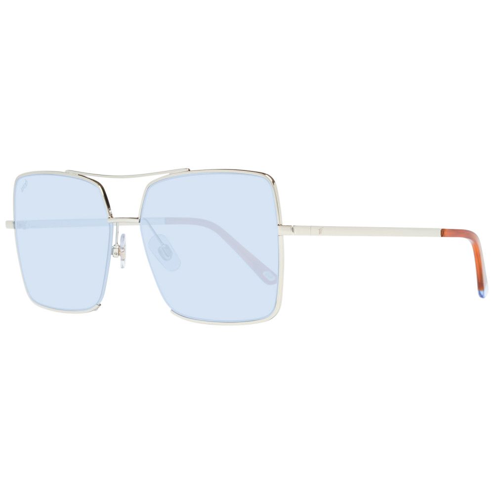 WEB EYEWEAR Sonnenbrille aus silbernem Metall