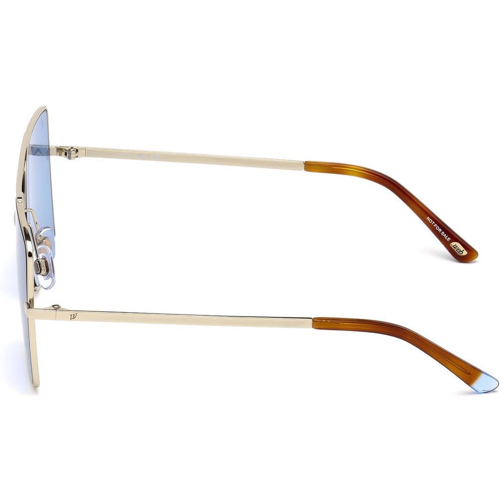 WEB EYEWEAR Sonnenbrille aus silbernem Metall
