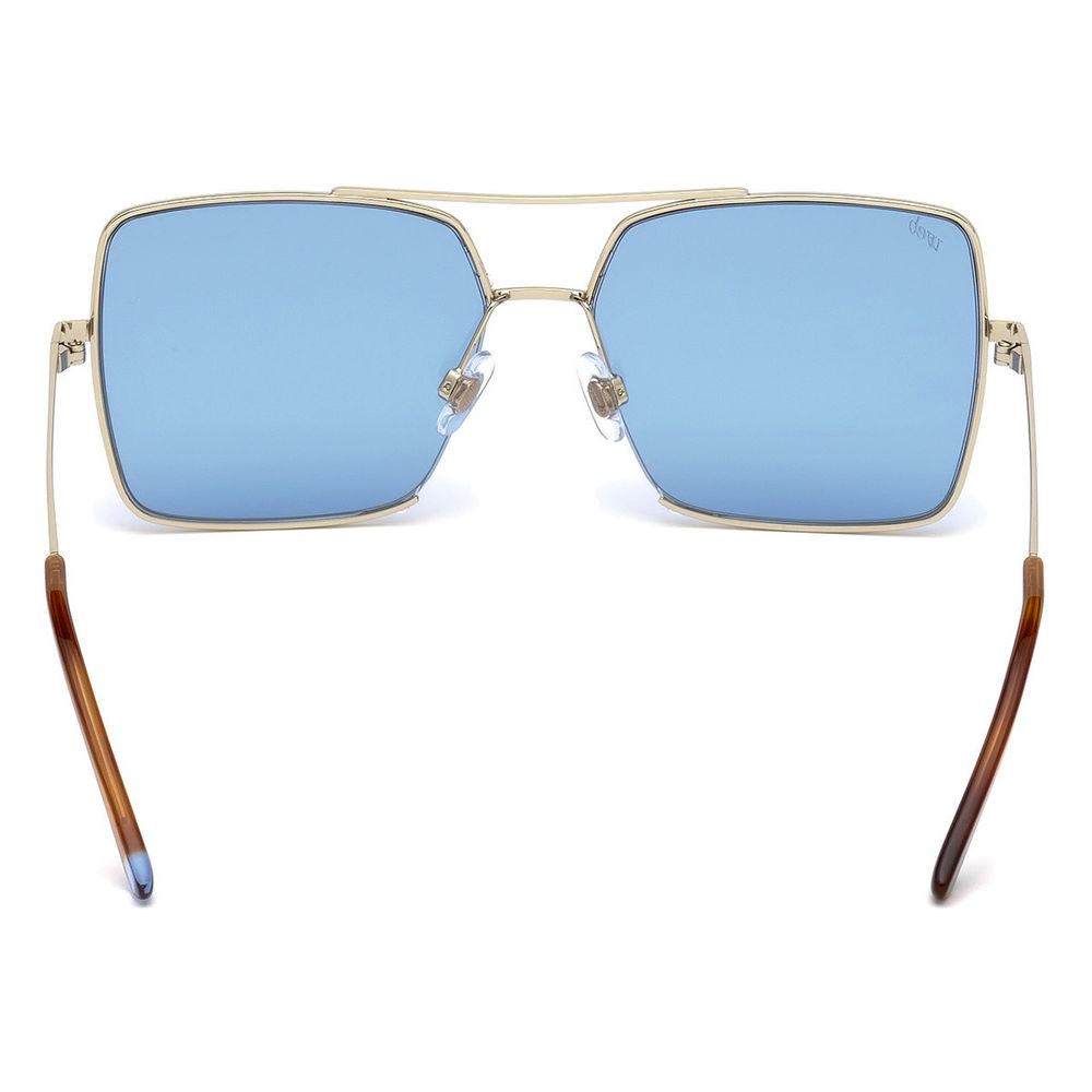WEB EYEWEAR Sonnenbrille aus silbernem Metall