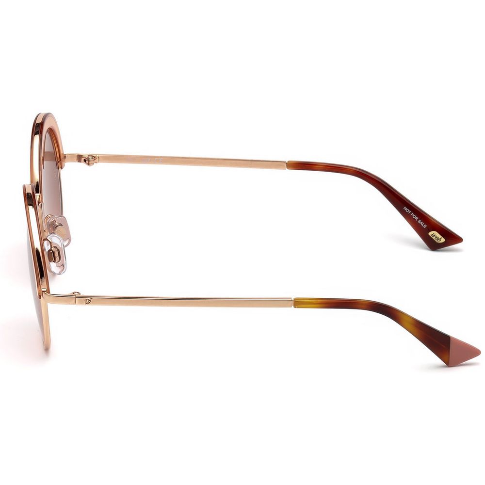 WEB EYEWEAR Sunglasses in Gold Metal