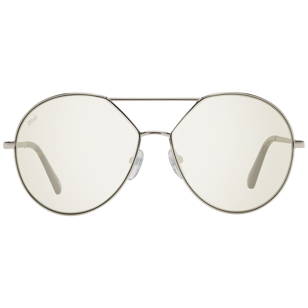 WEB EYEWEAR Sunglasses in Gold Metal