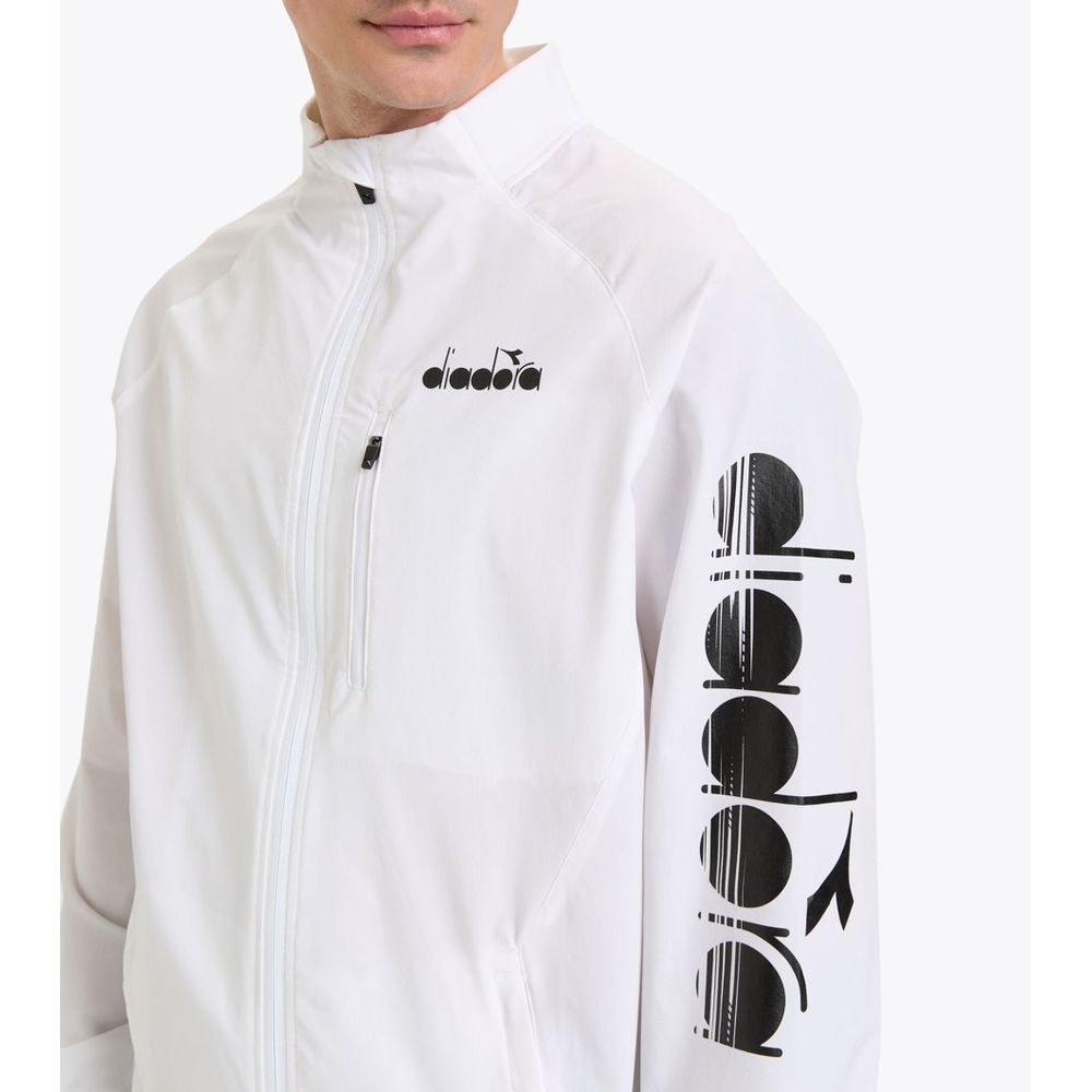 Diadora Weiße Jacke aus Polyamid